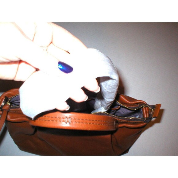 Authentic Kooba Leather Handbag Bag Brown Logo New NWT Satchel Womens Bag Strap - Picture 7 of 9